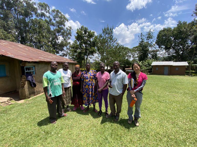 A group of people posing for a photo.