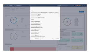 Screen Grad of hybrid cloud management tool