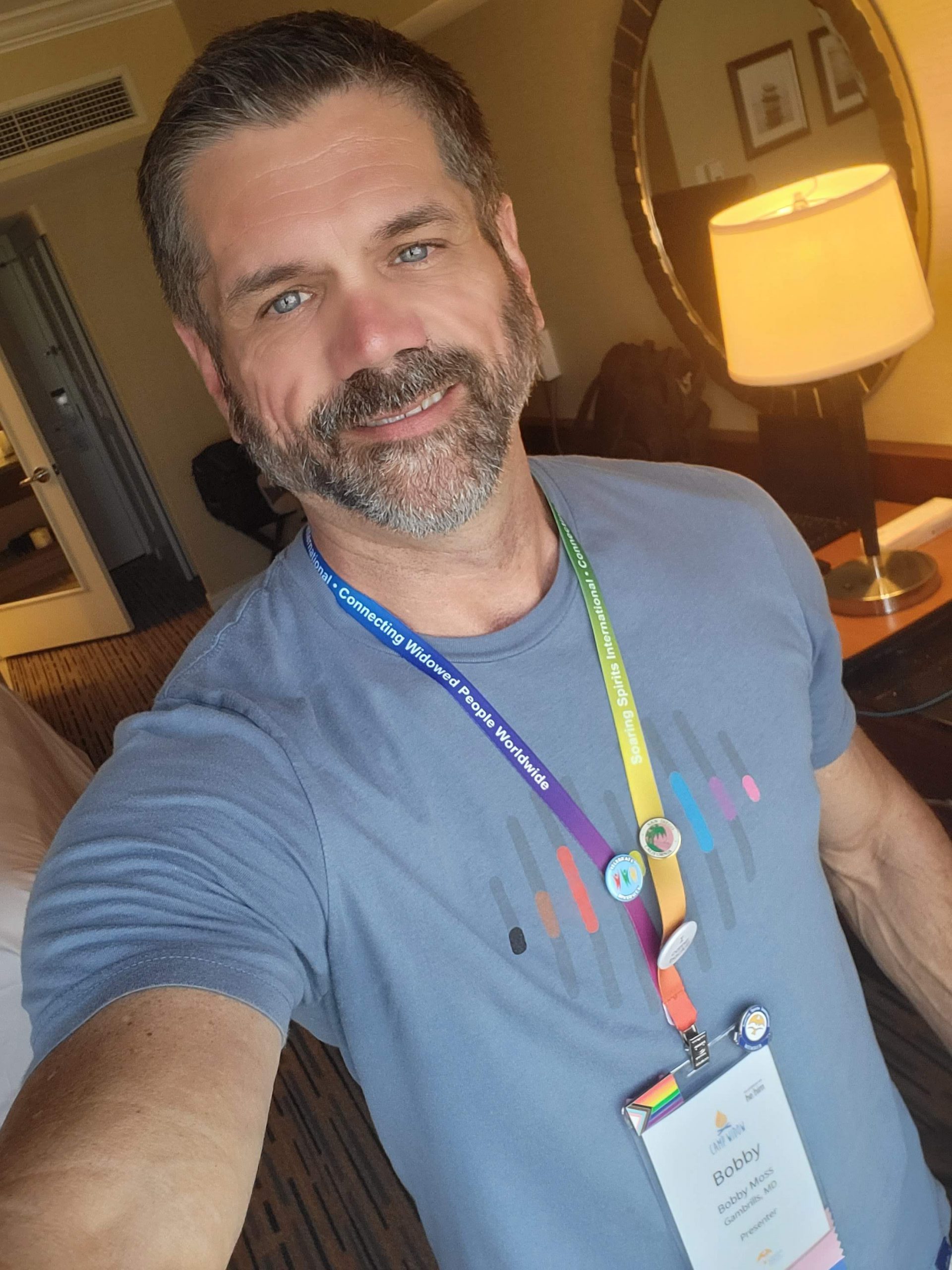 Selfie of Bobby Moss smiling.