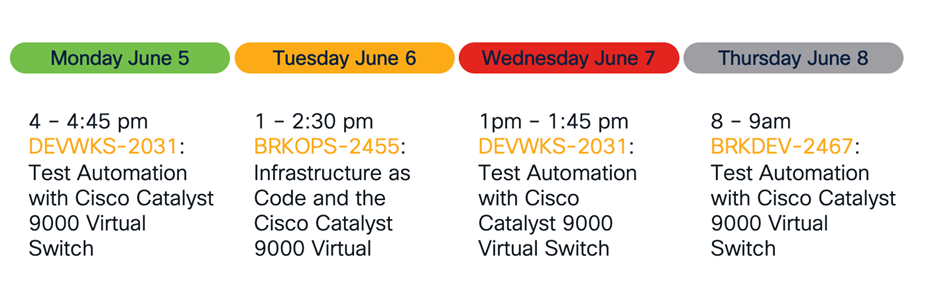 Catalyst at Cisco Live 