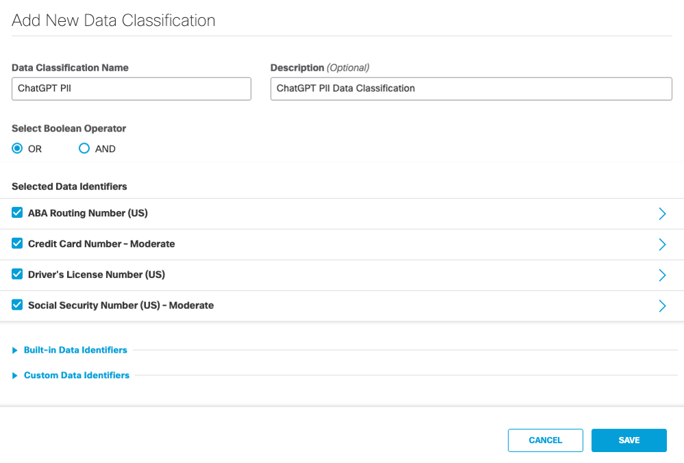 ChatGPT Data Loss Prevention Cisco Umbrella