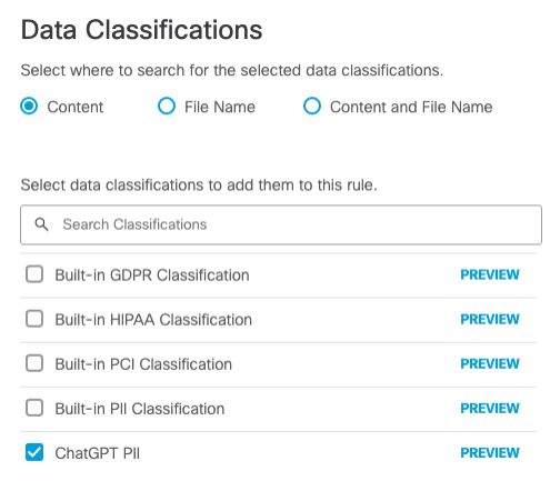 ChatGPT Data Loss Prevention Cisco Umbrella