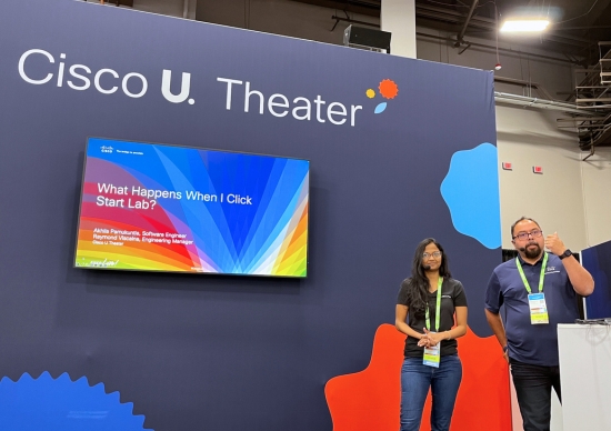 Akhila Pamukuntla and Raymond Viscaina present, "What Happens When I Click Start Lab?"