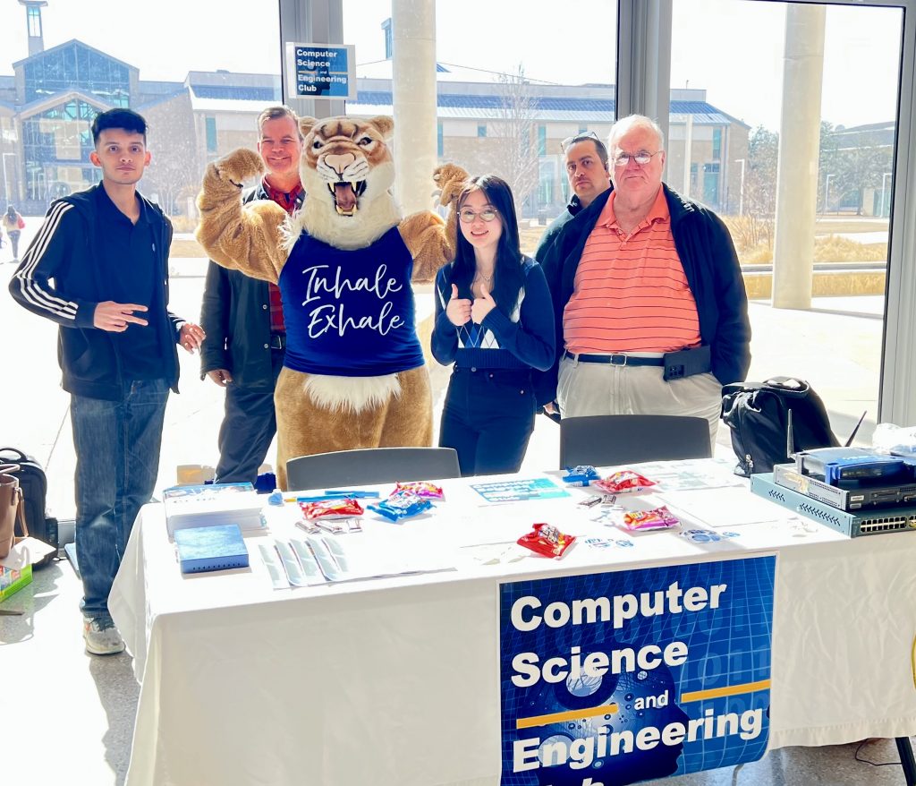 Club event with mascot