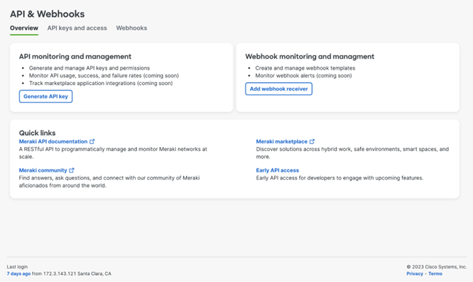 Shweta Meraki Dashboard