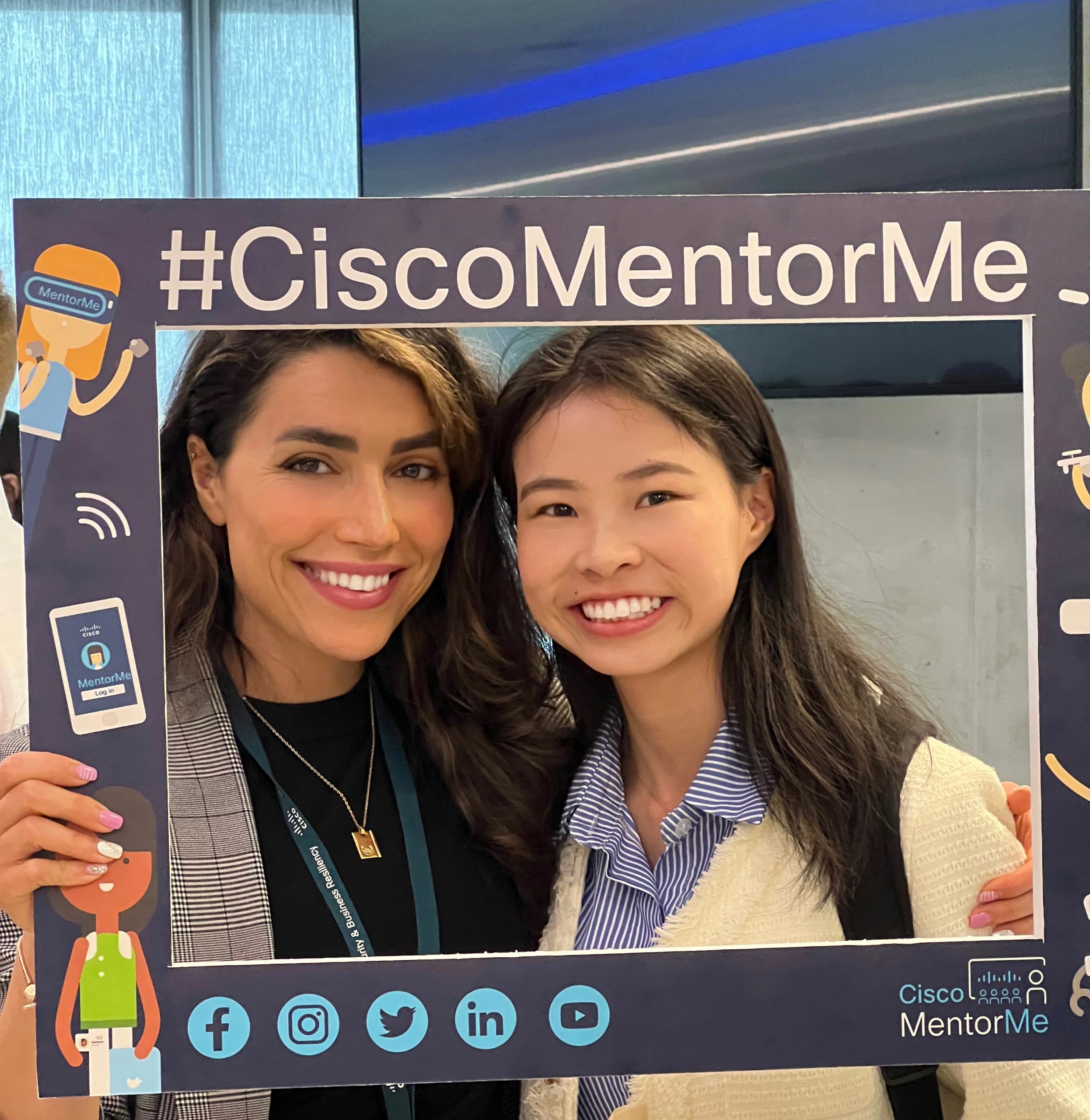 Sadaf and her mentee, Wendi.