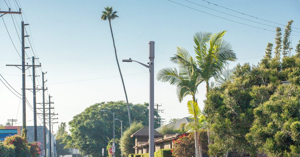 Smart pole smart infrastructure for Fiber Connect 2024