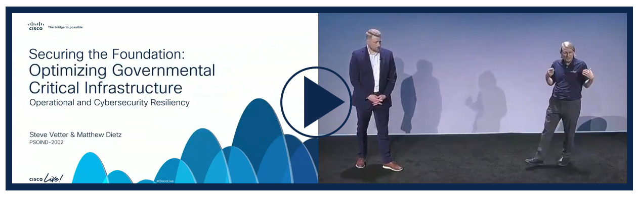 Title slide for video: Securizing the Foundation: Optimizing Governmental Critical Infrastructure