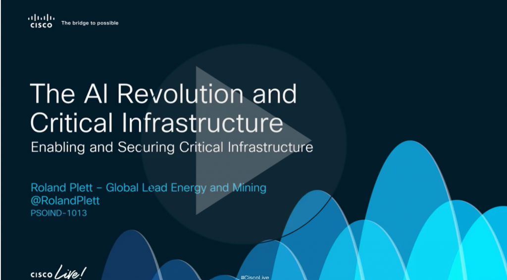 The AI Revolution and Critical Infrastructure - Cisco Live presentation cover