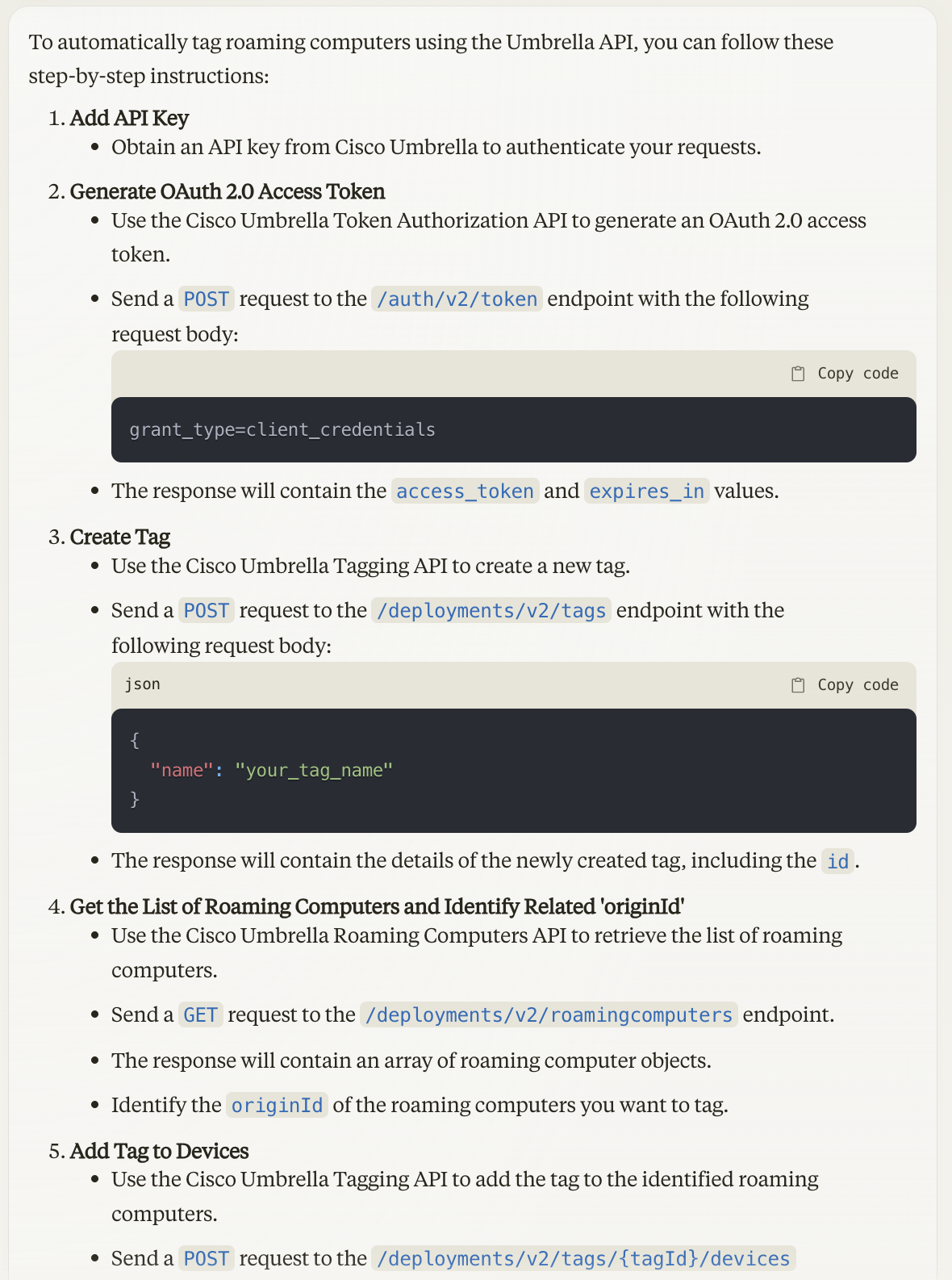 model completions with OpenAPI doc