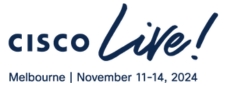 Cisco Live Melbourne | November 11-14, 2024 logo
