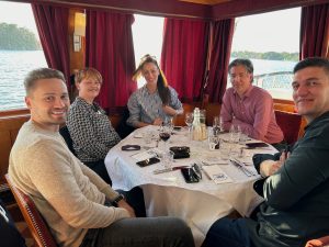 Customers having fun at the Developer Days social evening event.