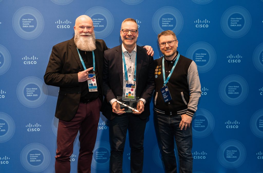Cisco Insider of the Year winner Damian Erni