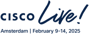 logo for Cisco Live Amsterdam February 9-14, 2025