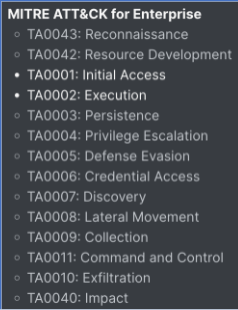 Firewall Management Center (FMC) Intrusion Event, MITRE ATT&CK mappings