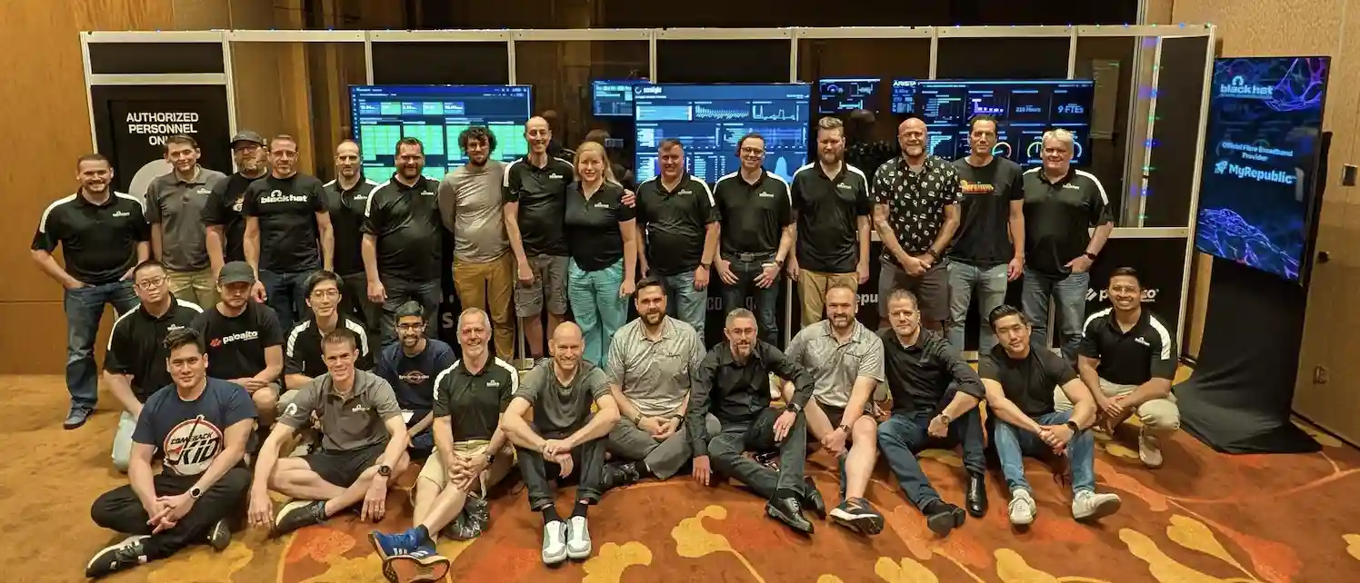Black Hat 2025 NOC team