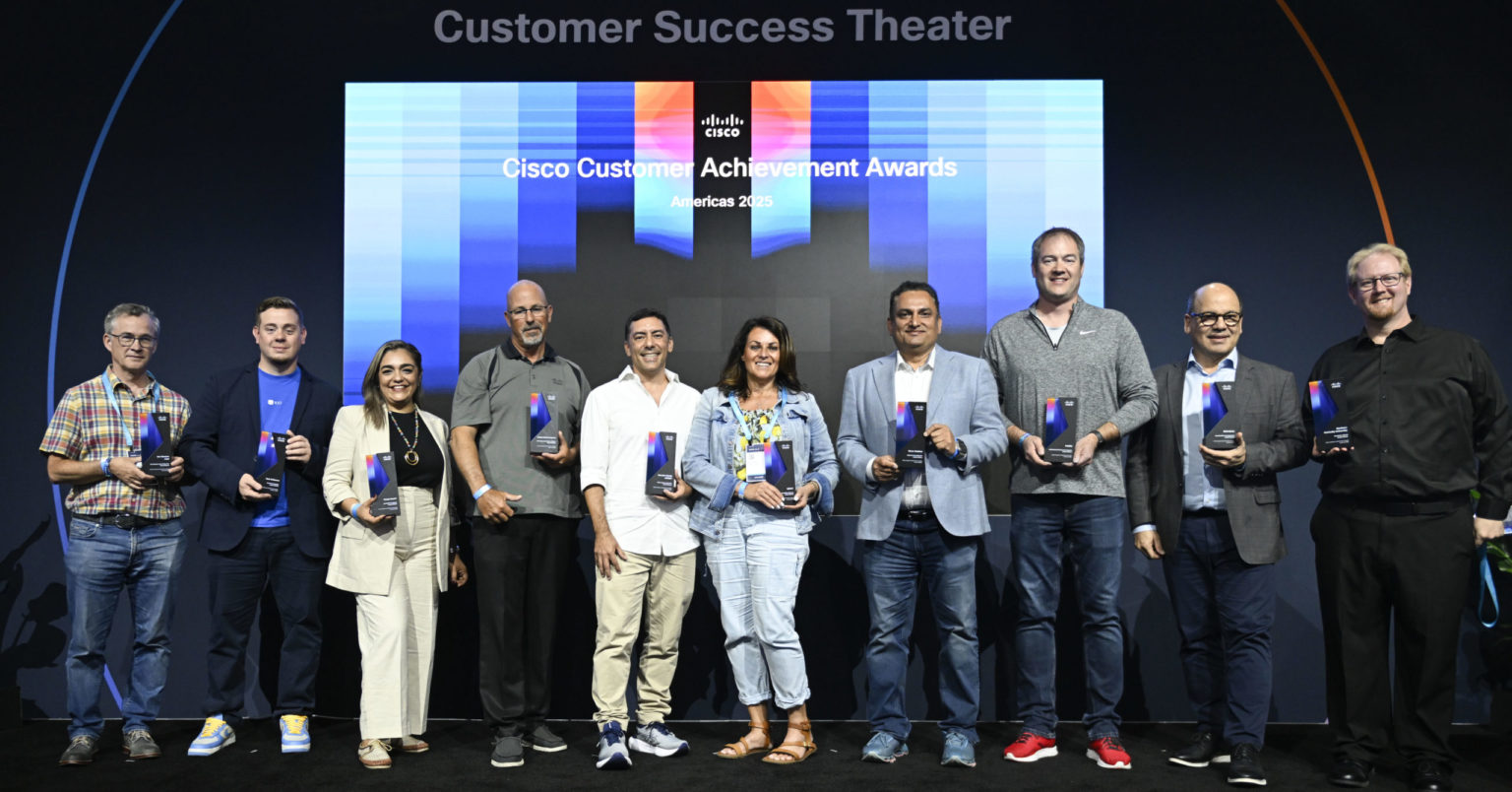 Cisco Customer Achievement Award Winners at Cisco Live San Diego 2025
