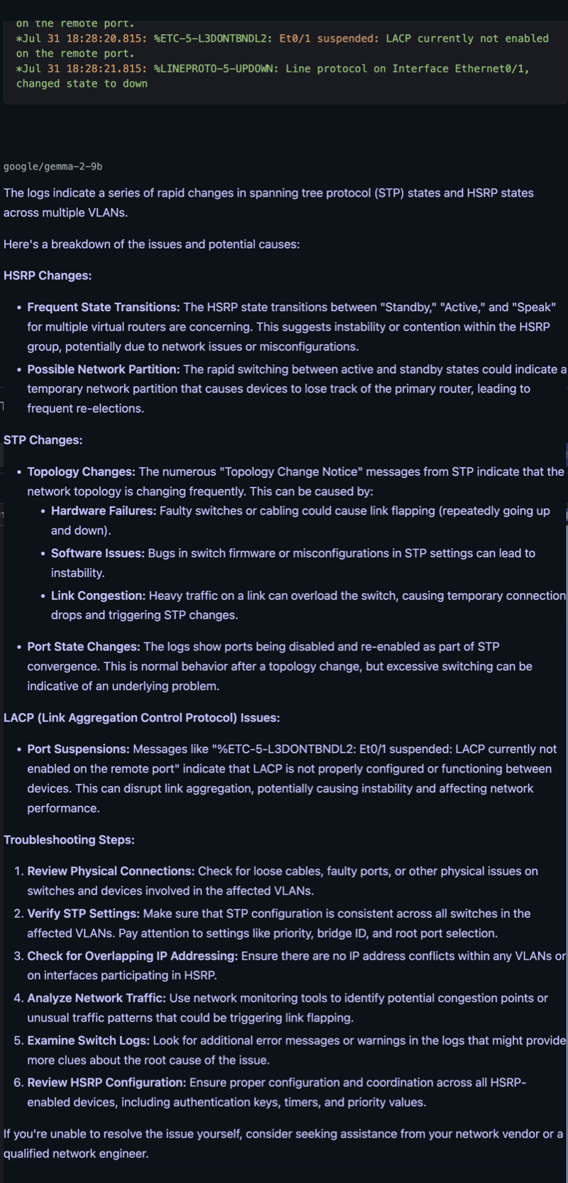 The extra context length allows the AI to analyze the data