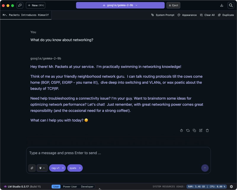 Creating Mr Packets with LMStudio