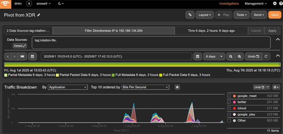 Endace vision in the FMC