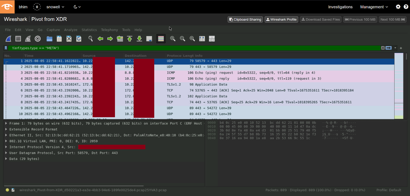 Firewall management center