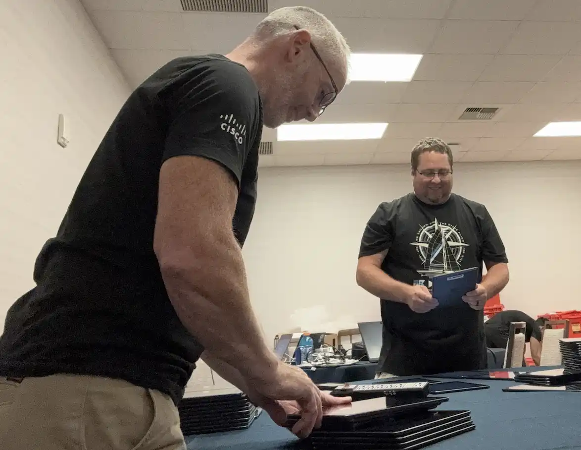 Paul Fidler and Adam Derrick