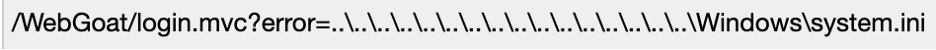 Decoded attempts to traverse sensitive Windows files 