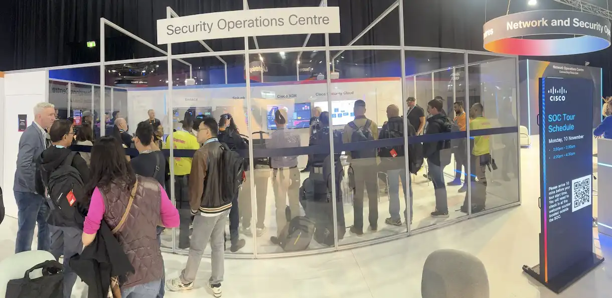 Cisco Live Melbourne 2025 SOC tour