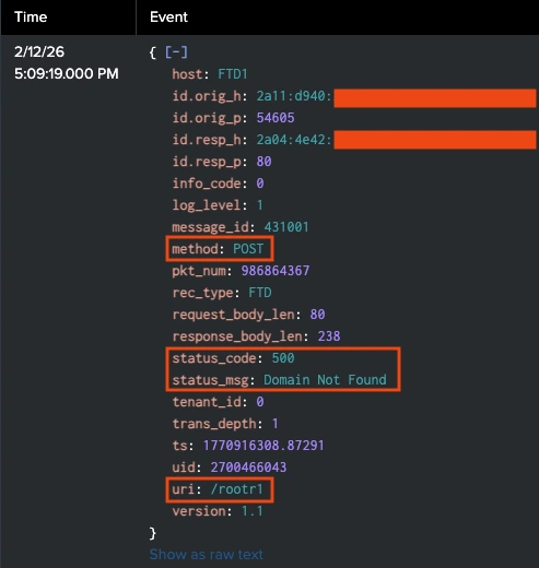 HTTP Advanced log -1