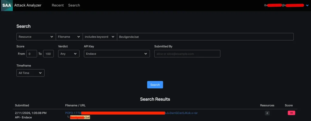 Splunk Attack Analyzer