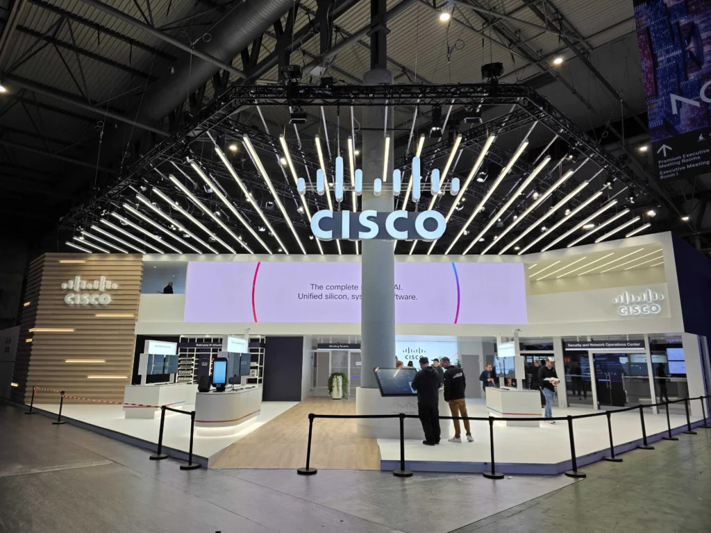 Cisco booth setup