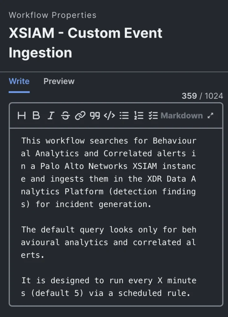 XSIAM custom event ingestion
