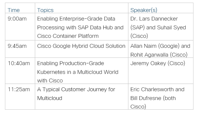 Tech Field Day: Cloud at Cisco Live