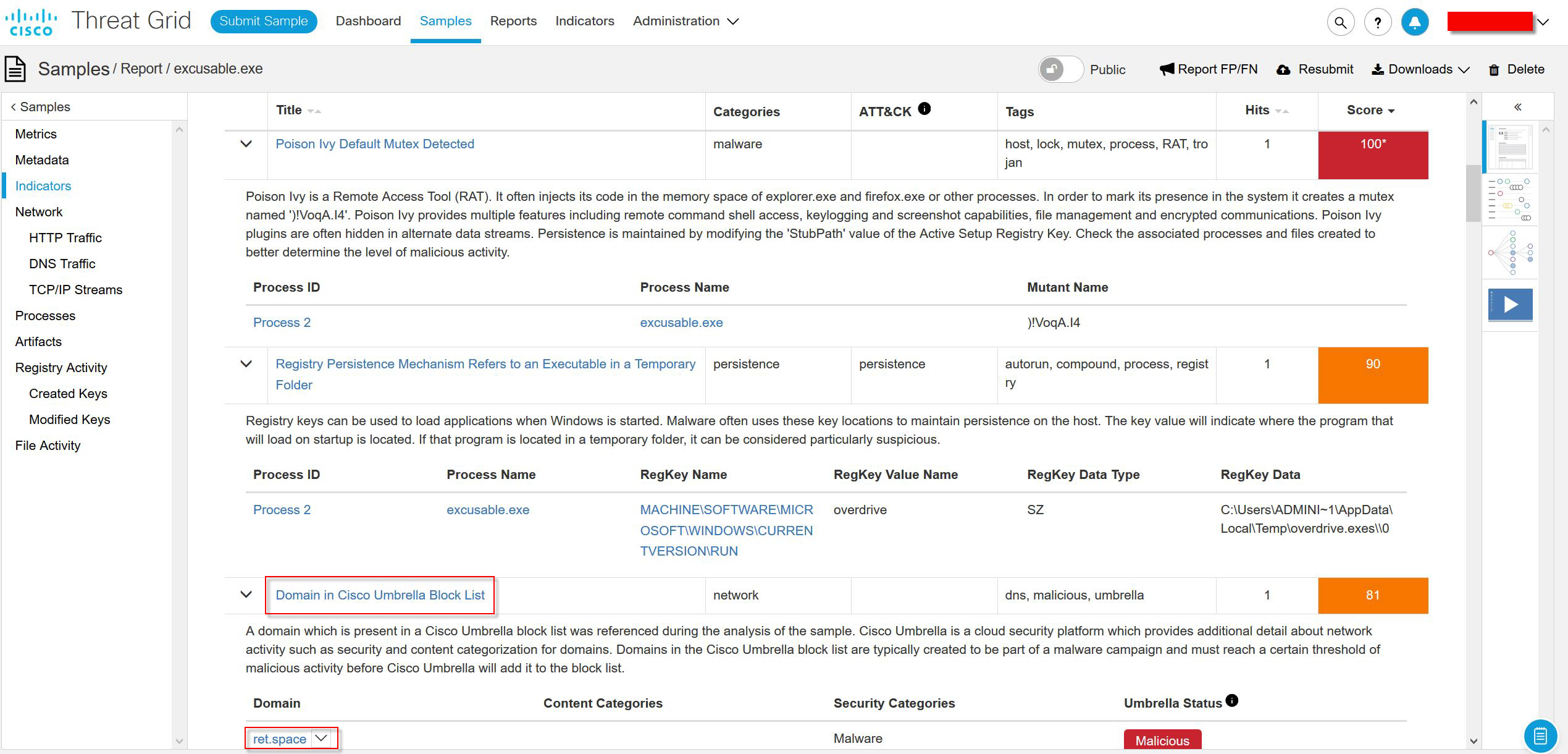 Threat Grid screen shot #2