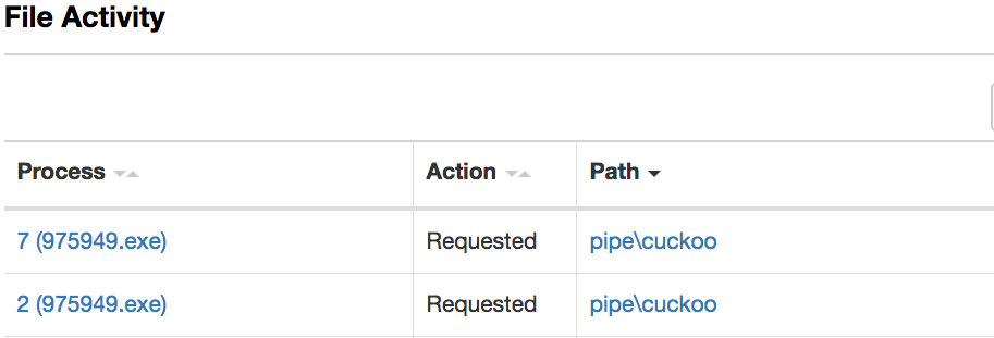 Threat Grid File Activity