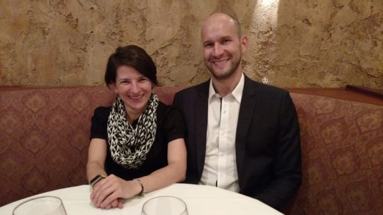 Gergely with Cisco colleague and best friend, Jolanta.