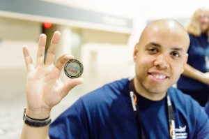 Challenge Coin presented to Cisco Networking Academy Dream Team