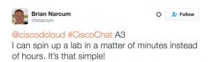 Brian Narcum Cisco Chat dCloud