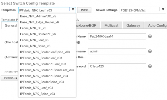DCNMFabricPathVxLANTemplate