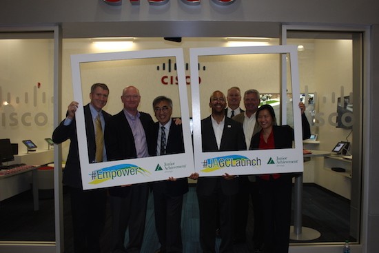 Cisco employees from our Lawrencevill, Georgia, campus attended the grand opening of the JA Discovery Center at Gwinnett on August 27. 