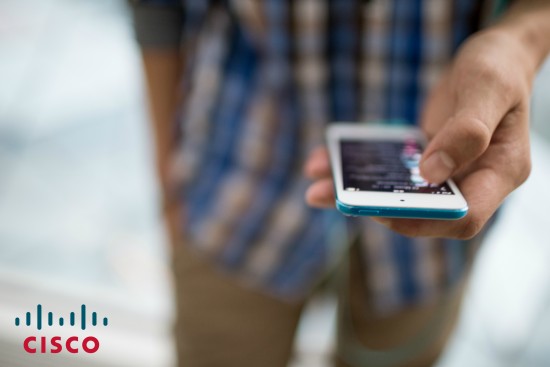 Man on Mobile Device