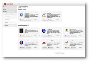 OpenStack Centric Applications - Murano Application Catalog UI