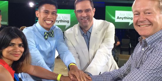 Justin with John and Chuck