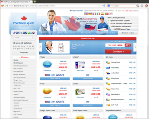 Pharma Landing Page Screen Shot