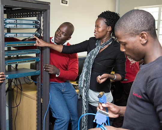 Cisco Networking Academy instructor Soso Luningo