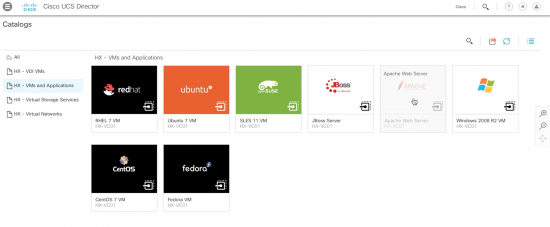 UCS Director Catalog new UI - Cr