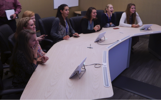 Girls at the Richmond STEM event